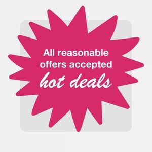 All reasonable offers accepted